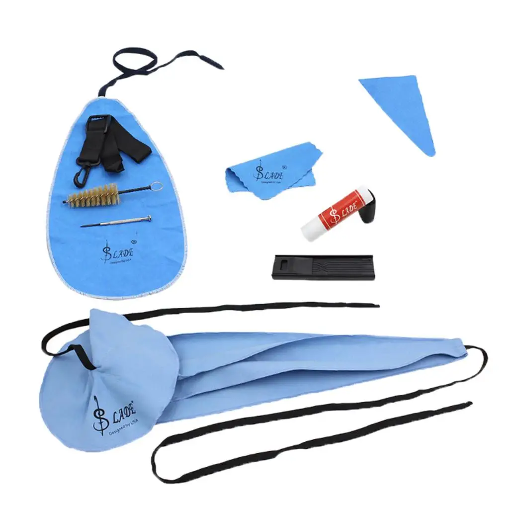 

10-in-1 Saxophone Cleaning Care Kit for Wind Instruments Accs Parts