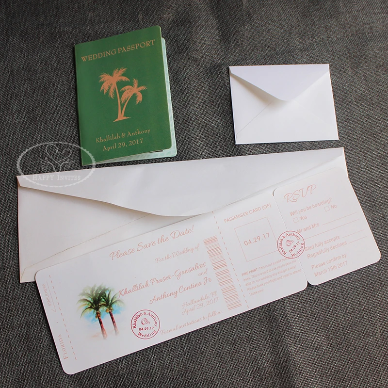 Свадебный паспорт! Бесплатная доставка! HI1132 уникальная пригласительная карта