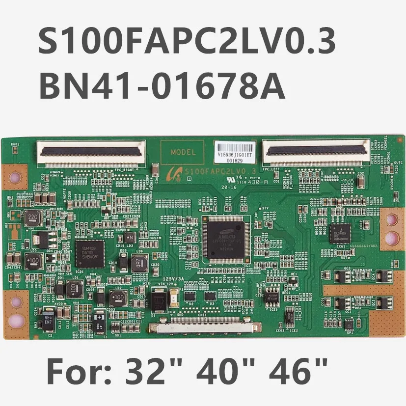 Оригинальный Плата логики S100FAPC2LV0.3 BN41 01678A для: 32 дюйма 40 дюймов 46 дюймовый