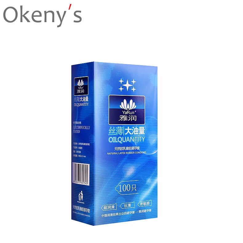 Презервативы с большим маслом ультратонкие презервативы задержкой 100 шт.