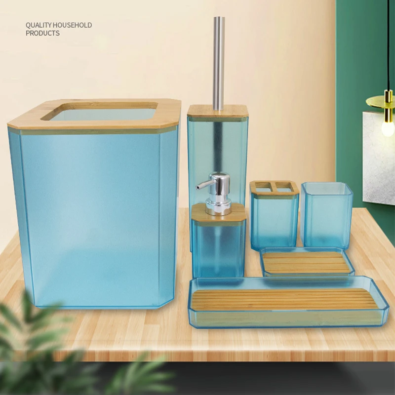 

7 шт., Бамбуковая деревянная чашка для зубной щётки