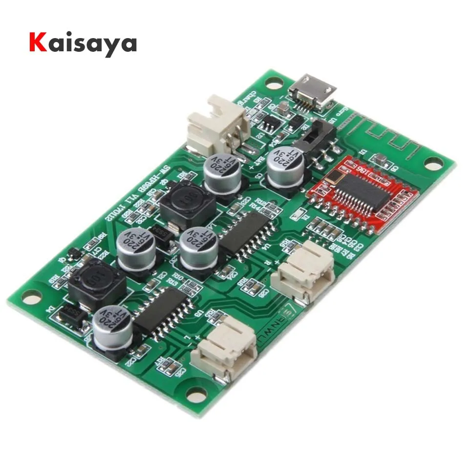 Модифицированная плата стерео Bluetooth усилителя для динамика 2x6 Вт 5 в постоянного