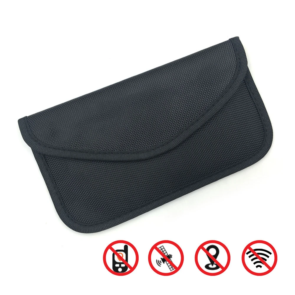 

1pcs Signal Blocking Bag Car Fob Signal Blocker Faraday Bag Signal Blocking Bag Shielding Pouch Wallet Case for Car Key