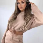 Комплект Спортивный Женский, из двух предметов, Повседневный, Осенний