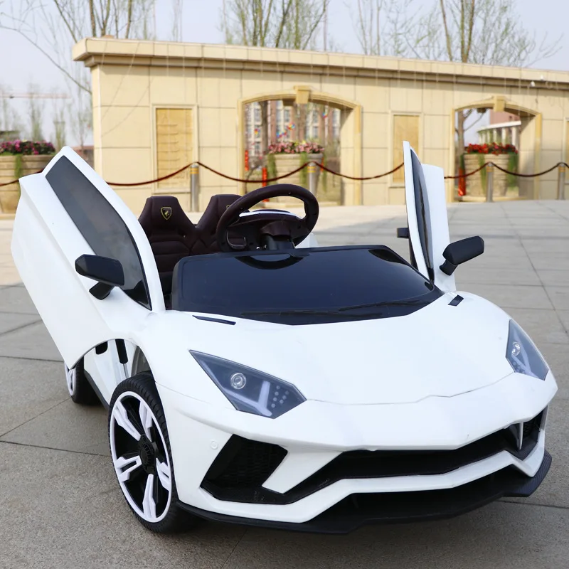 Детский электрический автомобиль с четырьмя колесами, игрушечный автомобиль с дистанционным управлением, детский автомобиль для езды на автомобиле, зарядка, качели с дистанционным управлением, Радиоуправляемый автомобиль для детей 1-8 лет