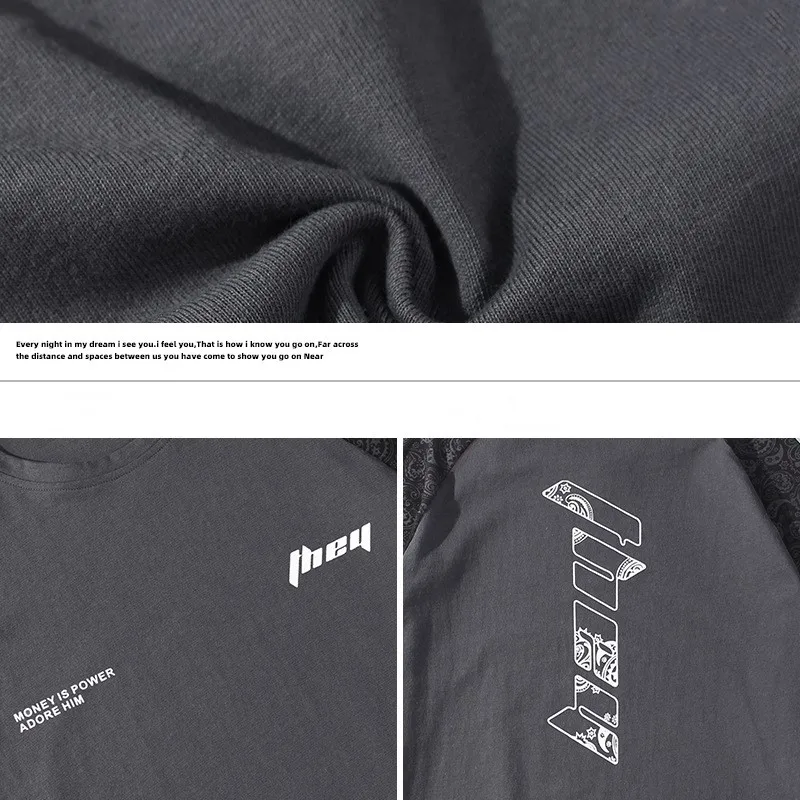 

High Street Boy Top Tees Cashew Flower Print Oversize Mens and Womens T Shirt Short Sleeve Hip Hop Loose Casual Summer T-shirt