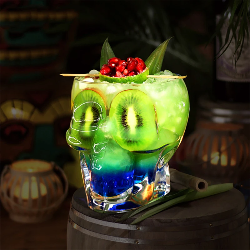 350 мл бокал в виде черепа для коктейлей пива виски форме стакан вина головка