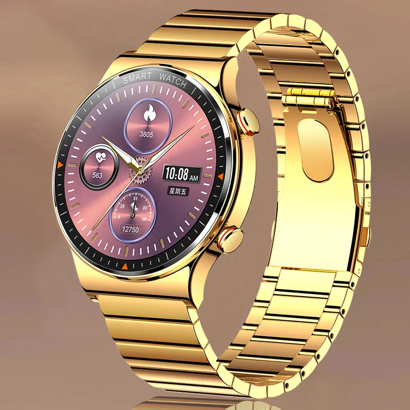 

2021 New 454*454 Hd 1Gb Memory Smart Watches Men Bluetooth Call IP68 Waterproof Music Player Link Bluetooth headset Smartwatch