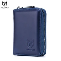bullcaptain leather credit card id card holder wallet wallet men fashion rfid card holder wallet business card holder bag