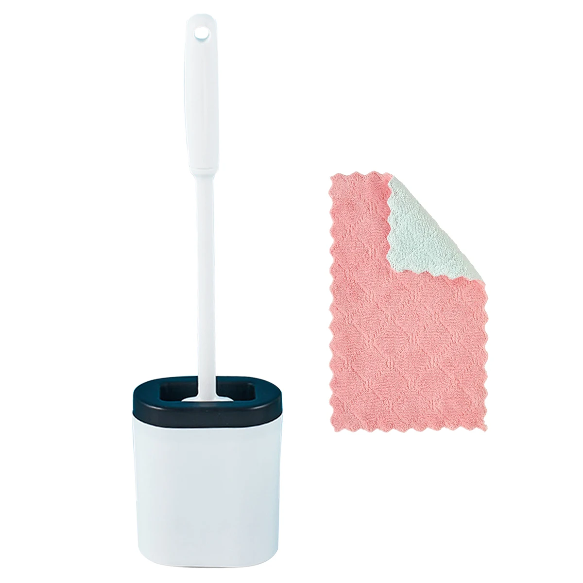 Настенный набор кистей для унитаза с длинной ручкой ванной комнаты мягкая щетка