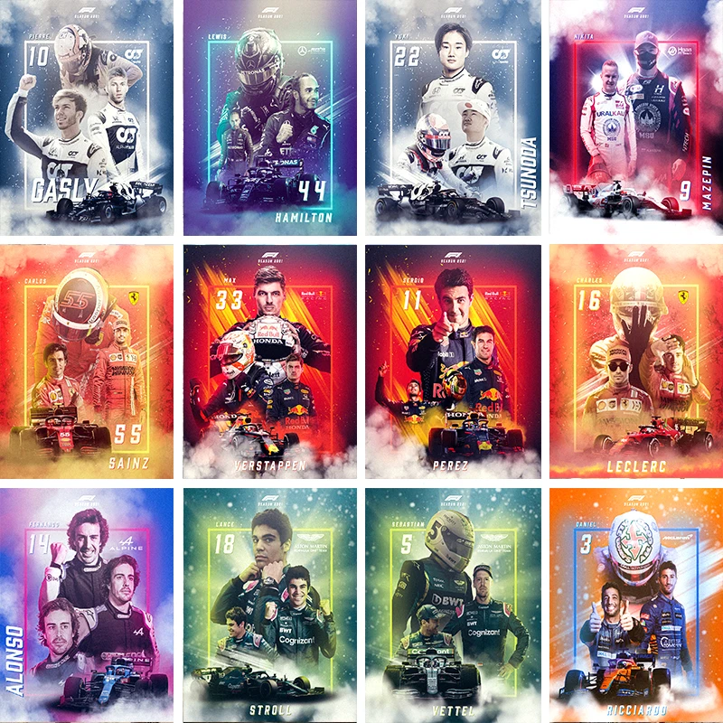 F1 Racer Formula World постер с чемпионом Racing Льюиса команда декорация художественный