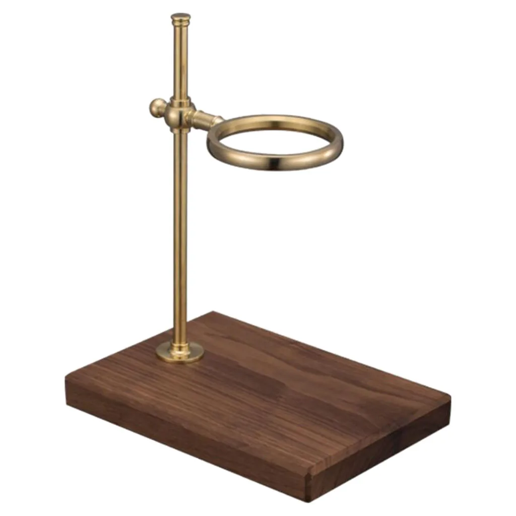 

1pc Copper Pour Over Coffee Dripper Stand Brewing Coffee Station Filter Holder Non-slip Base Adjustable Height for Home Kitchen