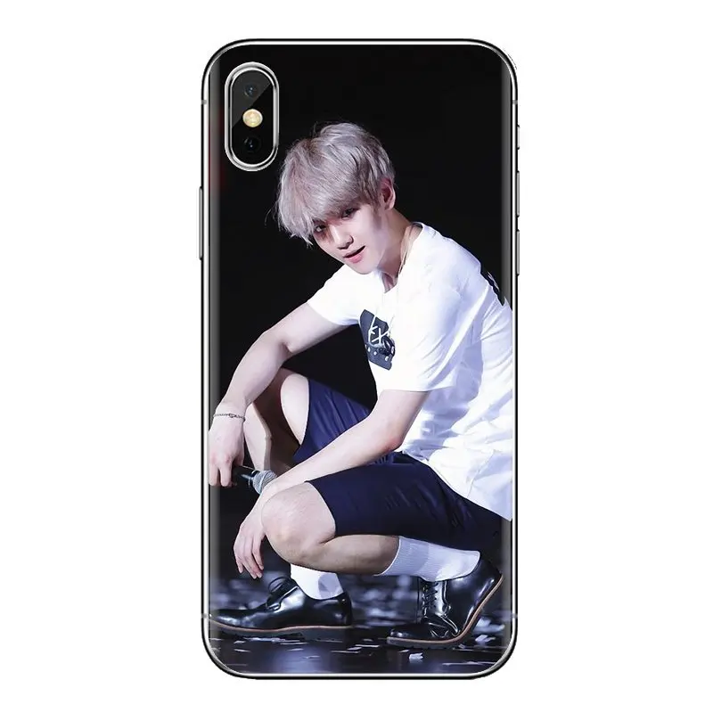 Xiumin EXO южнокорейская лента логотип мягкий прозрачный кожаный чехол для Samsung Galaxy A3