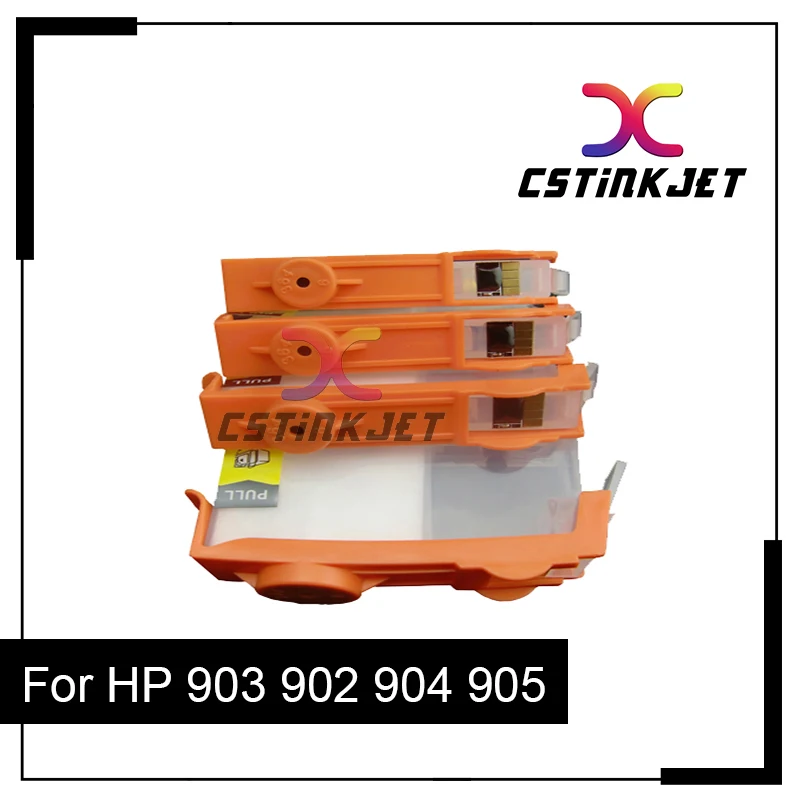 DHL доставки CSTINKJET чернильный картридж чип для HP 904 OfficeJet 6950 6951 6954 6958 6960 6962 6968 6970 6975 6978