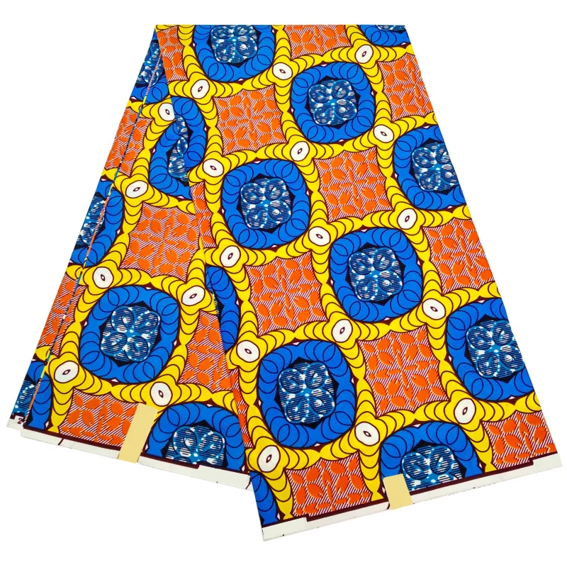 

100% Polyester African Wax Prints Fabric New Ankara Nigerian soft Wax High Quality African Fabric for Party Dress