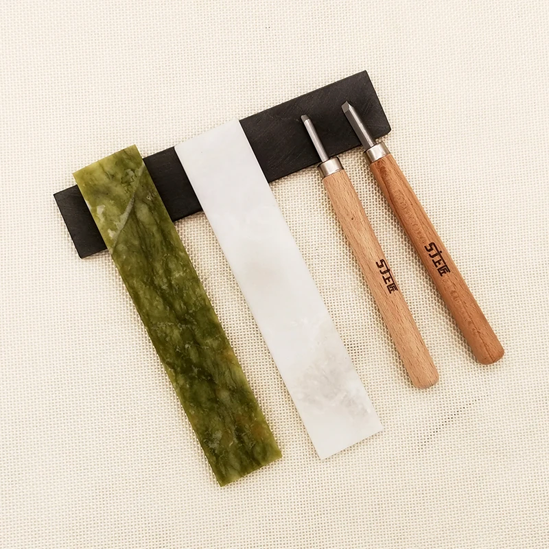 Натуральный агат Острый камень кухонный нож фиксированный угол острый ener водный