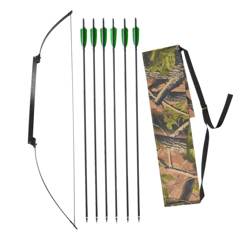 1 bow -6 arrows 1 комплект 30/35/40lbs раза стрельба из лука охотничий лук Алюминий сплав ручка с 6 шт. Sp500 углеродную стрелу съемки стрелы для охотничьего лука набор - Цвет: 1 bow -6 arrows