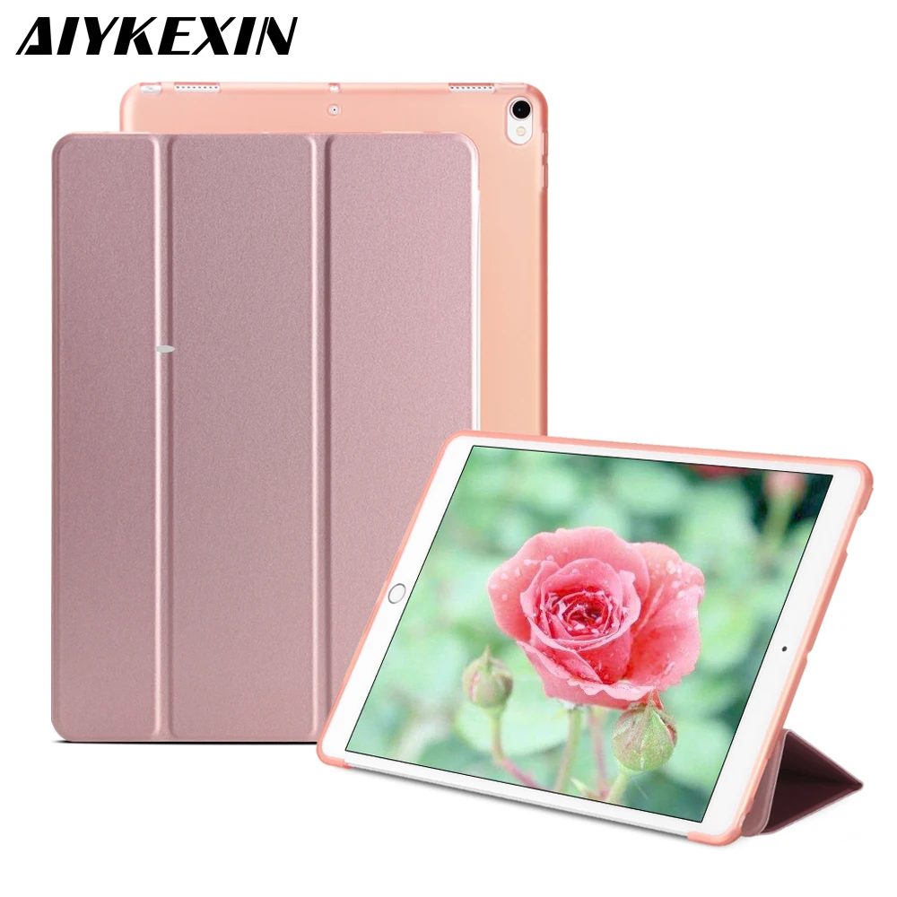 Умный чехол для ipad Air 3 Pro 10 5 дюймов A1701 A1709 из искусственной кожи + мягкий ТПУ защита