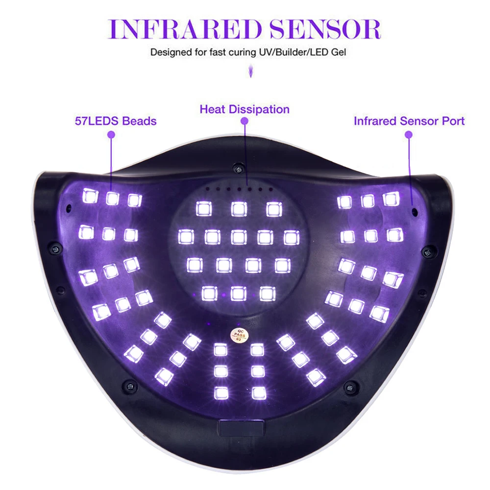 Электрическая УФ-лампа для сушки гель-лака Светодиодный гтей 4 режима