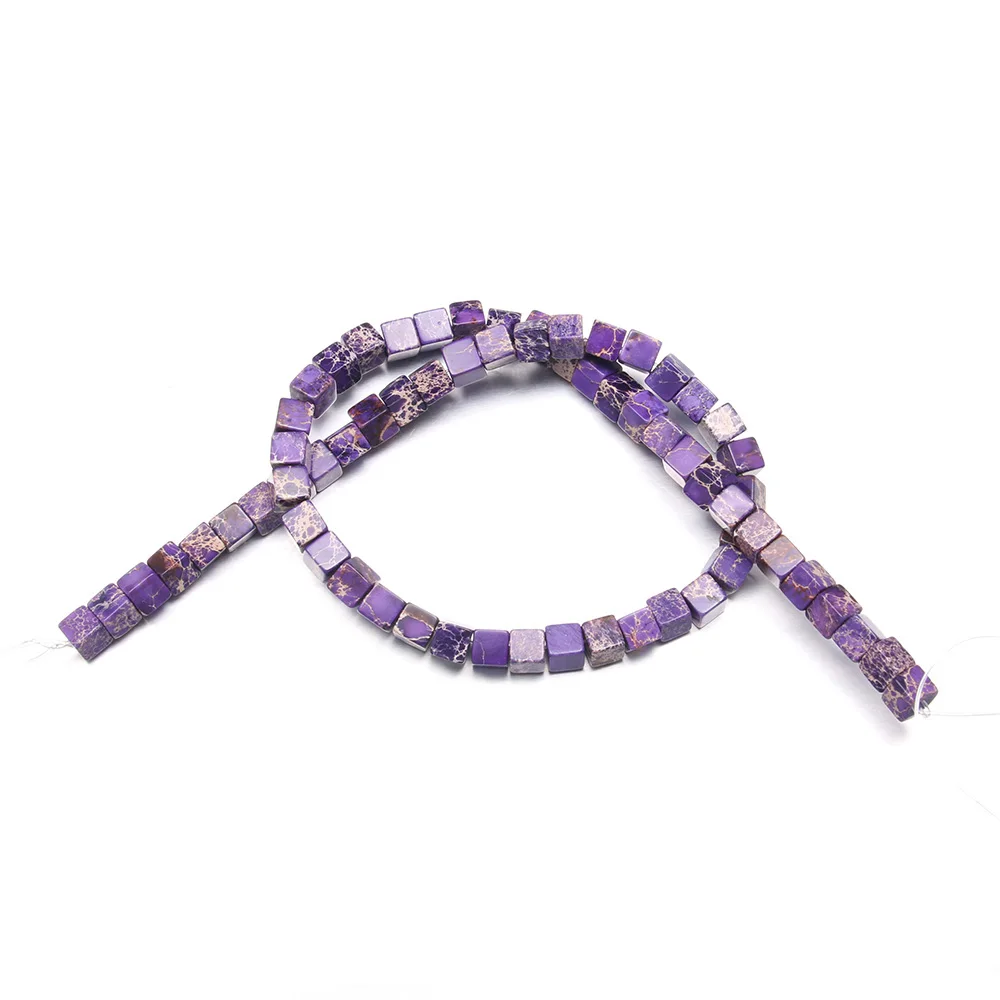 

Round Natural Stone Beads Emperor 66pcs Stones Loose Stone Bead for Bracelet Necklace Jewelry Making DIY Size 6x6mm