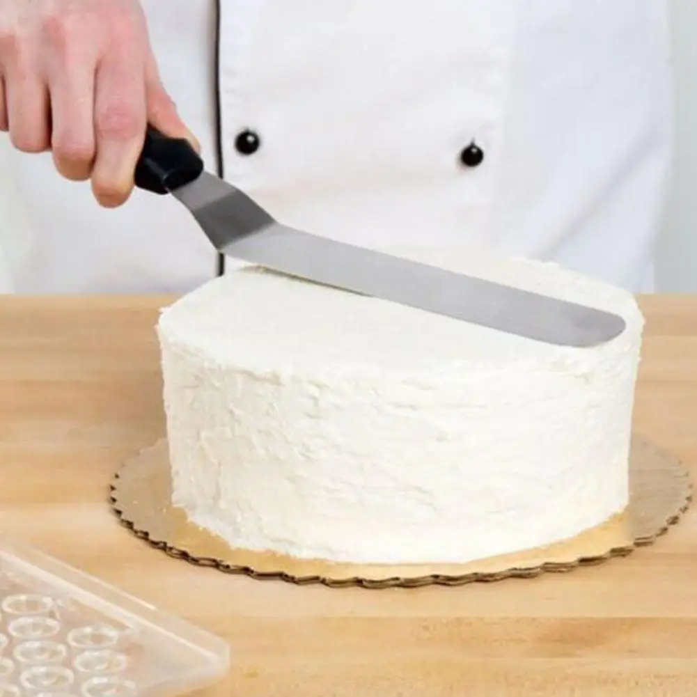 

Three Pieces Steel Butter Cake Knife Spatula Baking Tool Mold Set Spatulas Y4O3