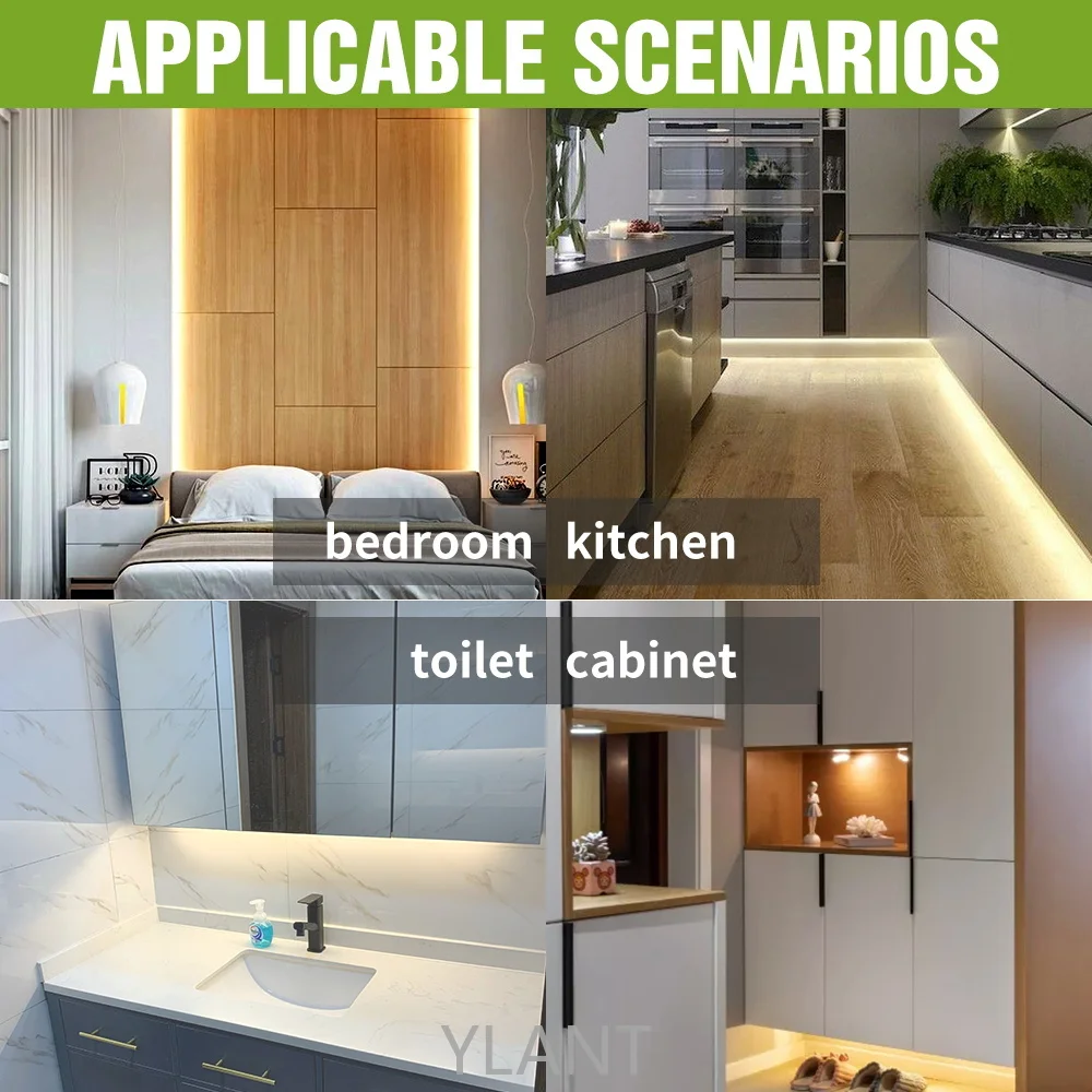 

Ylant LED Strip With Motion Sensor DC5V Cabinet Lamp Tape Led Lights Waterproof Battery Connector LED TV For Room Light