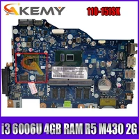 for lenovo 110 15isk notebook motherboard biwp4 p5 la d562p cpu i3 6006u 4gb ram gpu r5 m430 2g 100 test work free shipping