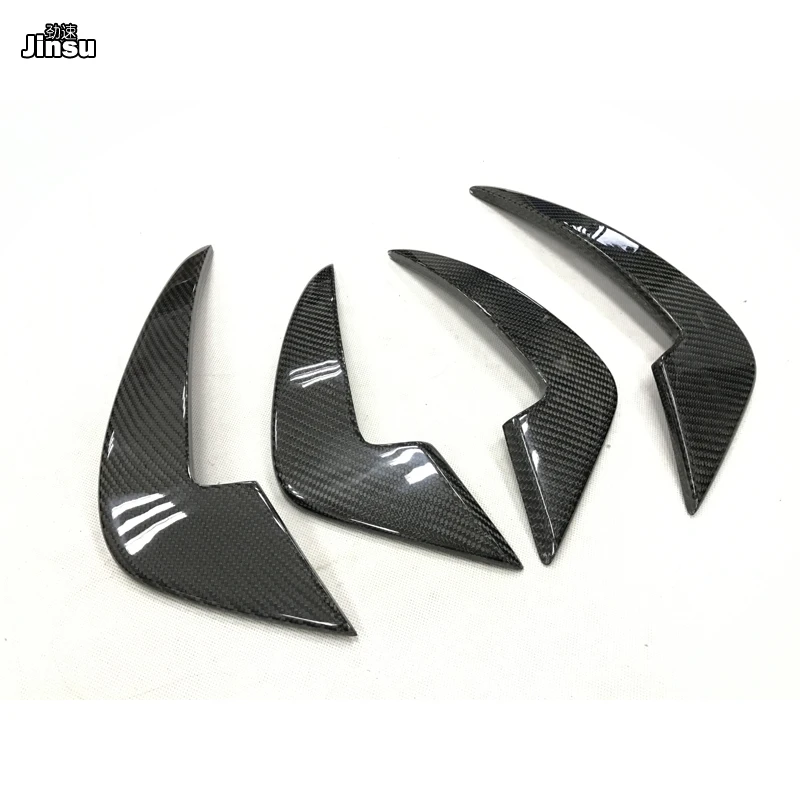 AC Стиль углеродное волокно передний разделитель губ крыло воздухозаборник для BMW