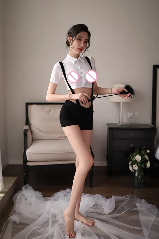 Сексуальное женское нижнее бельё от ведущего Женское ремень форма секретаря