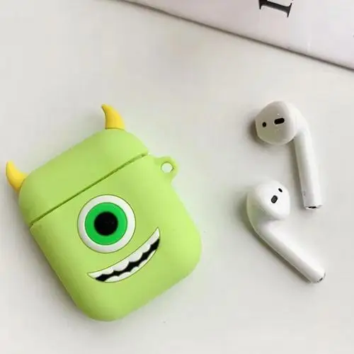 Geye Kingqiu чехол для наушников, чехол для наушников Apple Airpods, чехол для зарядки, 3D мультяшный цветной милый Дисней, коробка для наушников, чехол для Airpod - Цвет: Geye