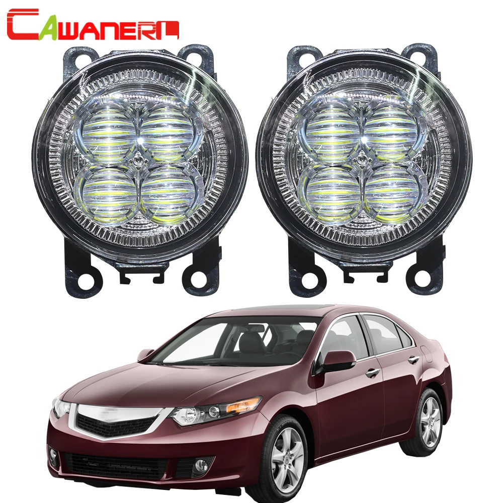 Cawanerl 2 шт. Автомобильный светодиодный противотуманный светильник H11 дневный