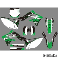 full graphics decals stickers motorcycle background custom number name for kawasaki kxf450 kx450f kx 450f 2013 2014 2015