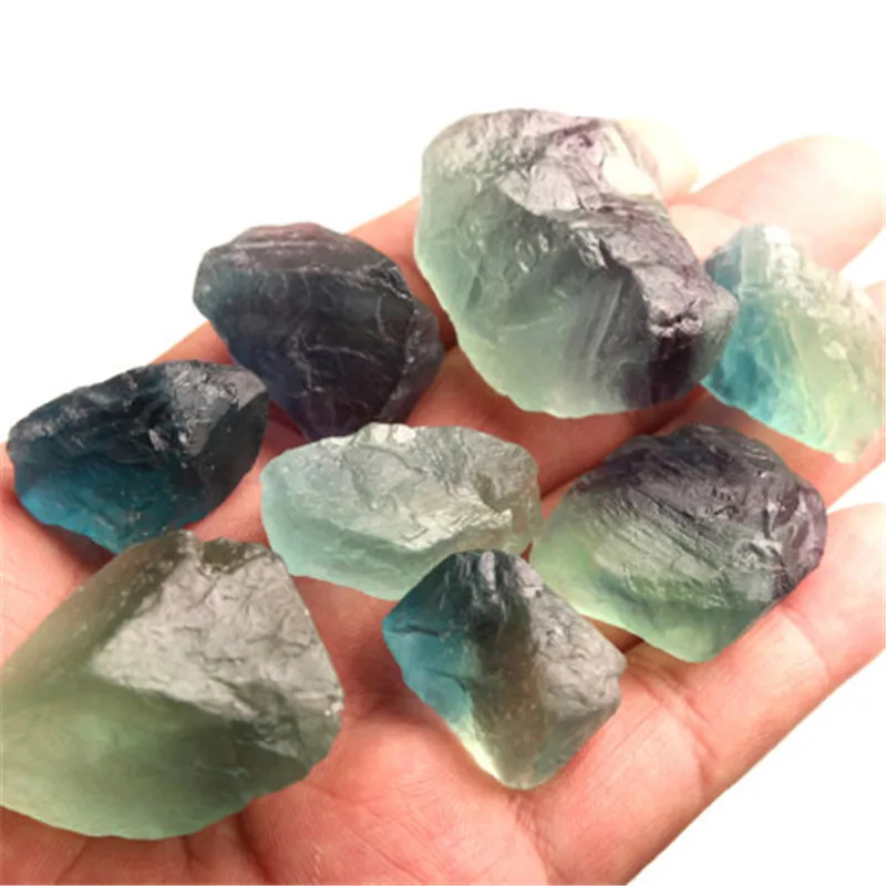 

Природный флуорит зеленый необработанный драгоценный камень энергия оригинальный Камень Кристалл кварц исцеление фэн-шуй минерал образец...