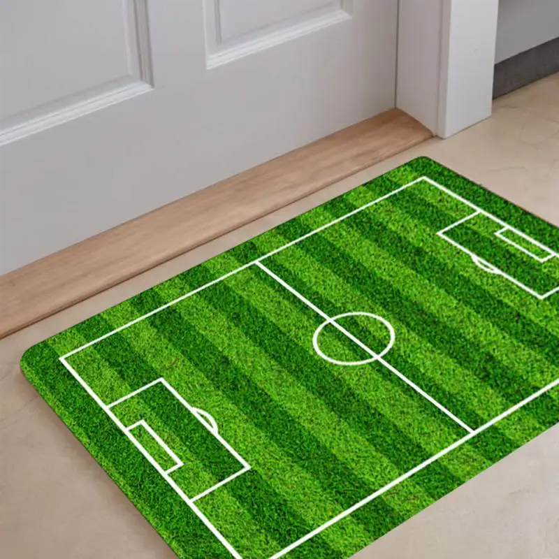 Противоскользящий коврик для футбольного поля спальни украшения дома ванной