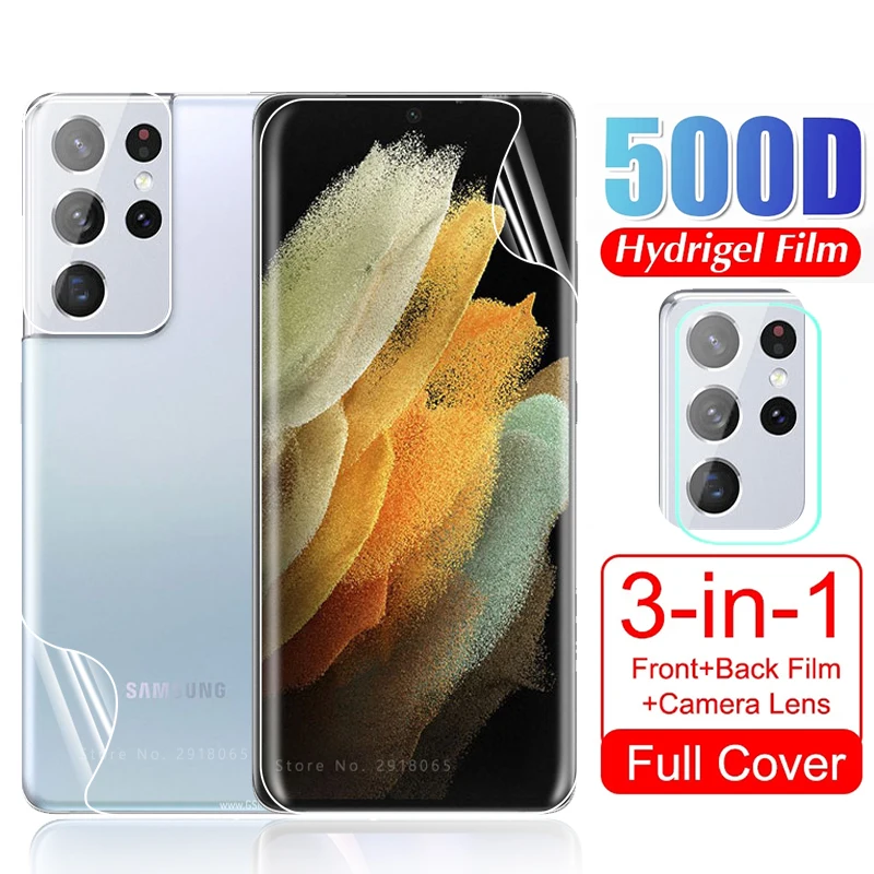 

Для Samsung Galaxy S21 ультра Гидрогелевая пленка для объектива камеры Защитное стекло для Samsung Galaxy S 21 Ultra Plus пленка для телефона не стекло