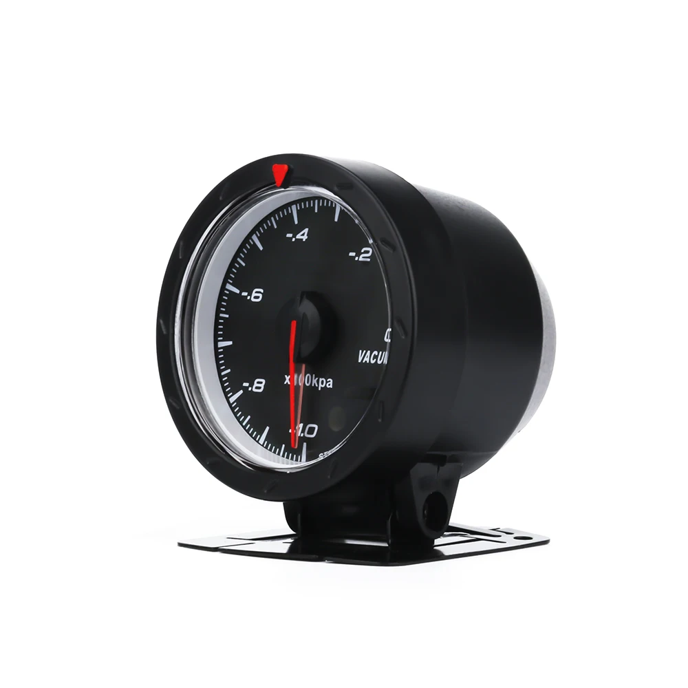 Автомобильный вакуумный измеритель с черным циферблатом и белым светом датчиком