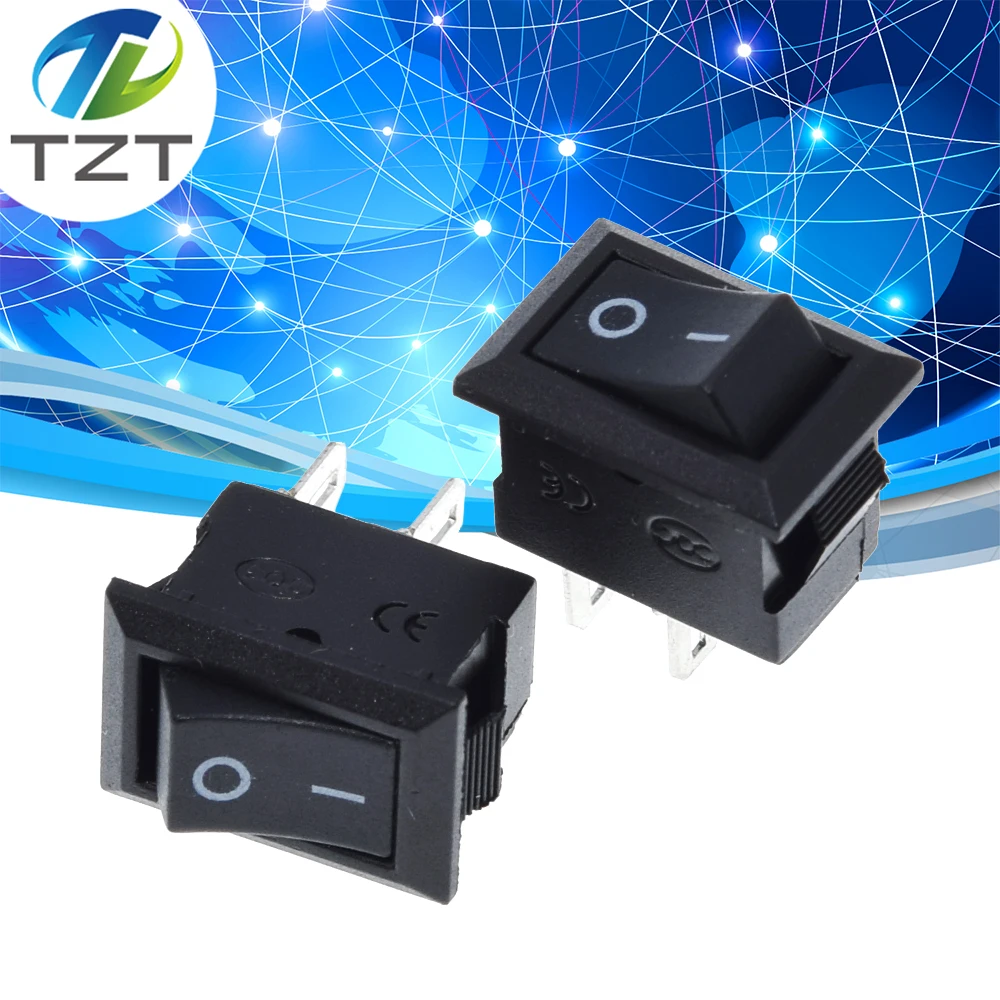 TZT 10 шт./лот 10*15 мм SPST 2 контактный ВКЛ./ВЫКЛ. G130 лодочный кулисный переключатель