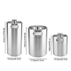 Мини-Пивная бочка из нержавеющей стали с крышкой Обложка на спирали, практичная пивная бочка, товары для дома и отеля