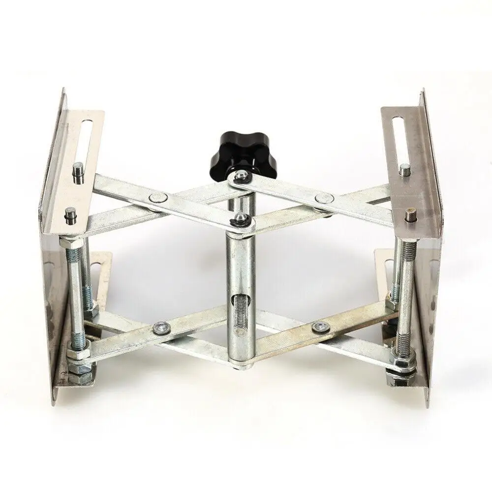 Stainless Steel Adjustable Lab Stand Table Rack Scissor Lab-Lift Lifter for Science Experiment 10 x 10cm Woodworking Benches | Инструменты