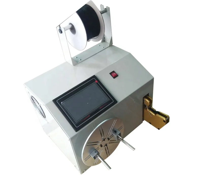 

Semi automatic filament winding machine cable coiling dereeler wire coiling winder machine WL-30A