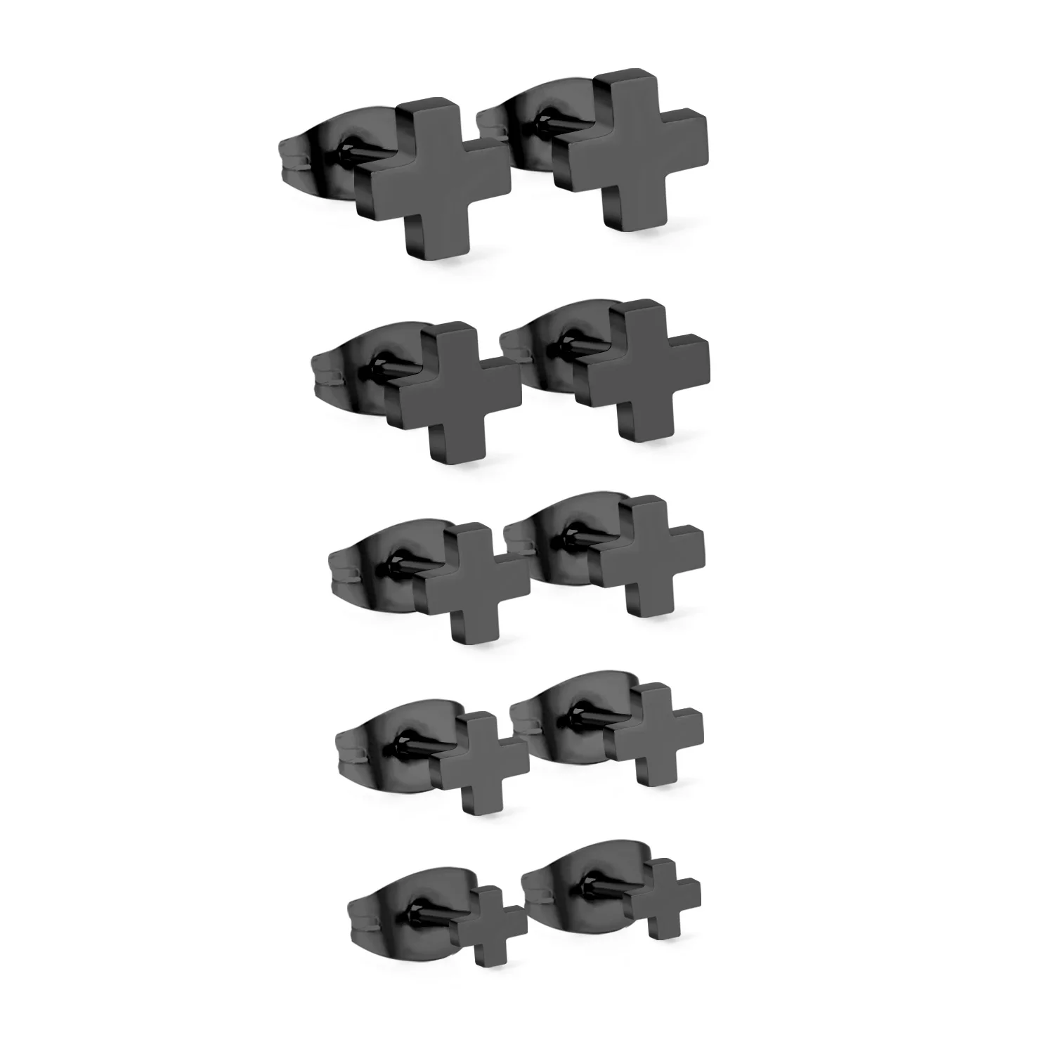 Женские серьги-гвоздики из нержавеющей стали 4-8 мм | Украшения и аксессуары