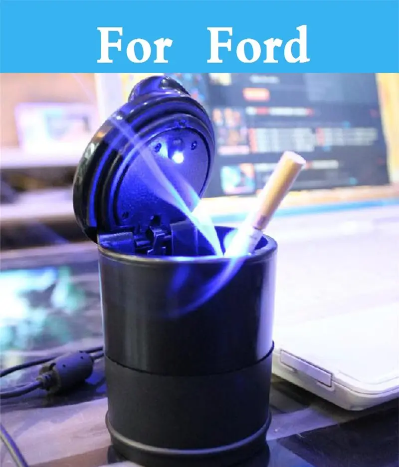 СВЕТОДИОДНЫЙ Автомобильный Бездымный Держатель с подставкой для сигарет