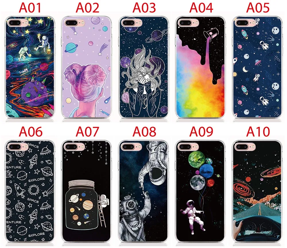 for huawei nova 7 7i 6 5g 6se 5 5y 5i pro 4 4e 3 3i 3e case soft tpu high quality printing universe space phone case free global shipping