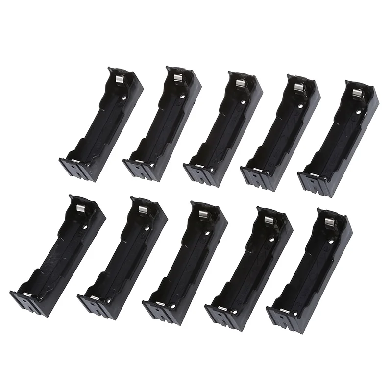 

10x Black Open Battery Holder Case Box for 3.7V 18650 Battery