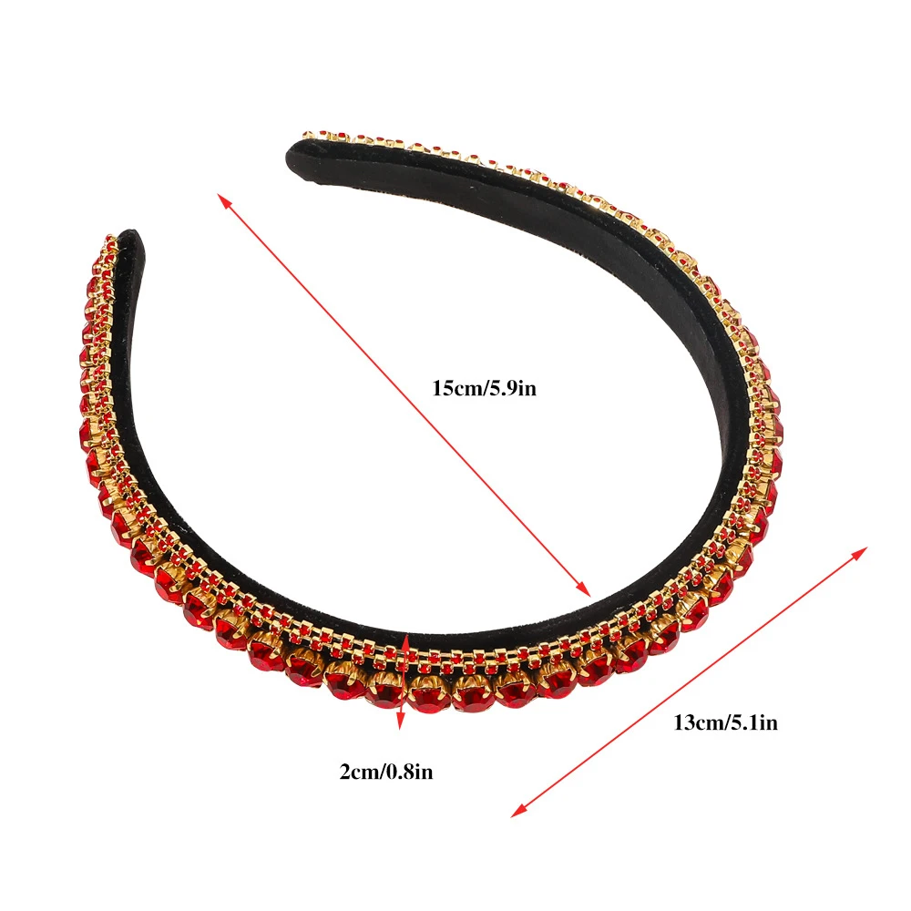 

Luxury Headbands for women Crystal Diamond Headband Baroque Headdress Vintage Hair hoop rhinestone Hair band Hair accessories