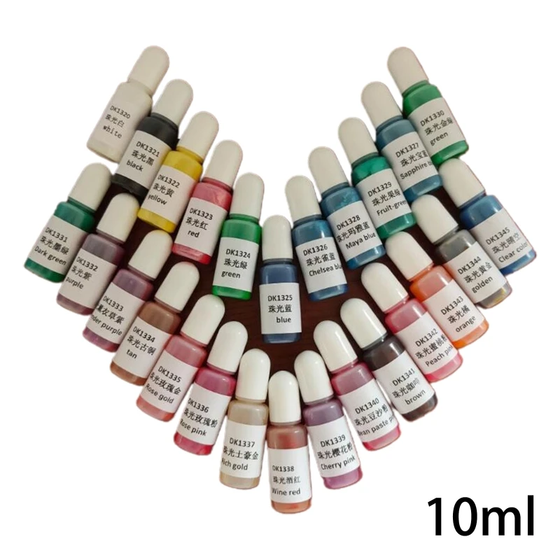 

26Colors Crystal Epoxy Pigment UV Resin Dye DIY Art Craft Jewelry Colorant Decor