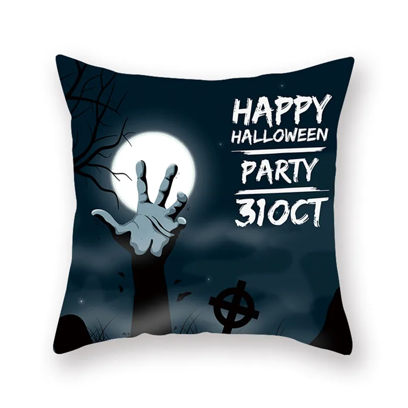 Halloween Cushion Cover Trick Or Treat Throw Pillow Case Pumpkin Decorative Pillowcase Cojines For Home Sofa | Дом и сад
