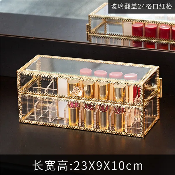

Acrylic Lip Gloss Holder Lipstick Box Display Stand Sundry Storage Box Cosmetic Makeup Organizer Holder