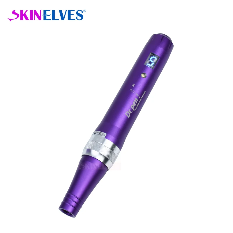 Dr pen X5 Новый беспроводной микро иглы цифровой ЖК-дисплей Дерма ручка