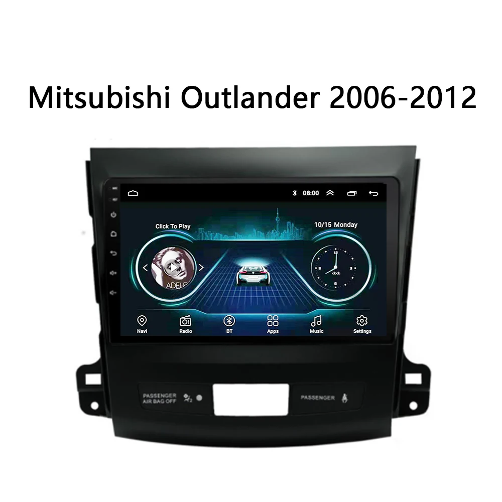 Мультимедийная система для Mitsubishi Outlander 2006 2007 2008 2012 автомагнитола на Android с